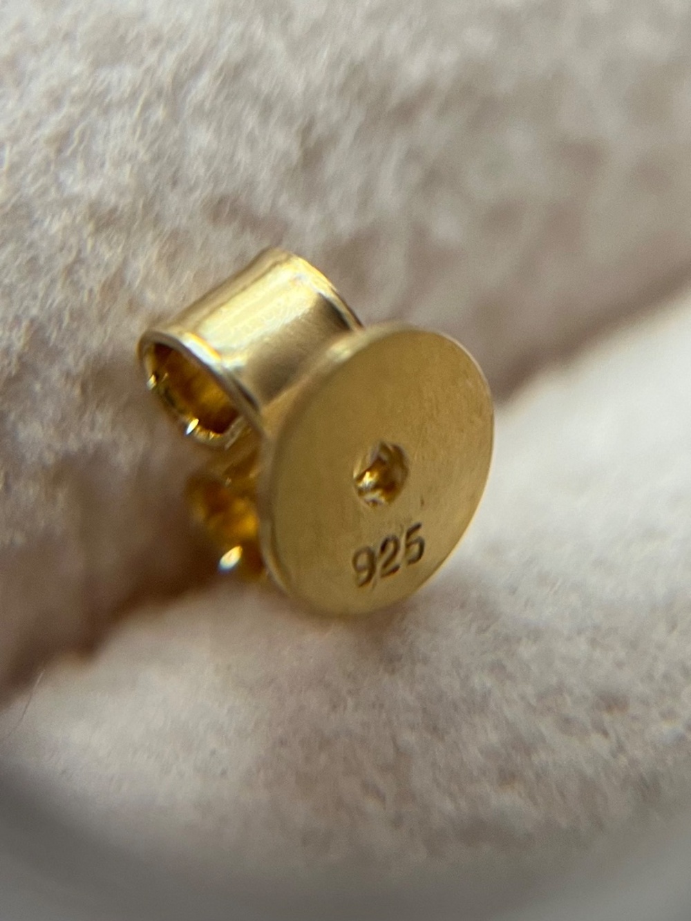 E050 | Natural Diamond Petite Heart Studs - Picture 6 of 6